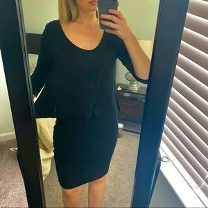 Banana Republic Layered Black Dress